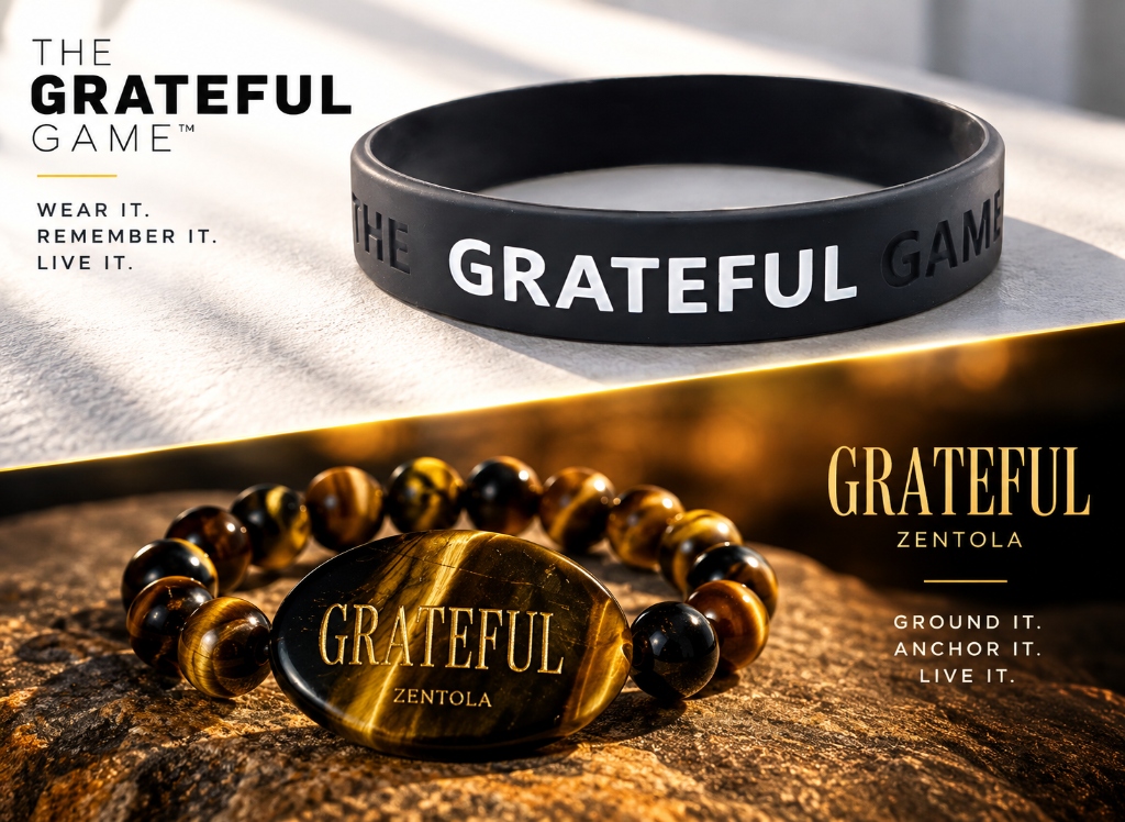 The Grateful Bracelets (Rubber & Stone)