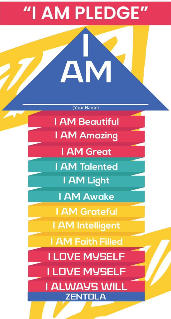 Official I AM PLEDGE Wall Poster